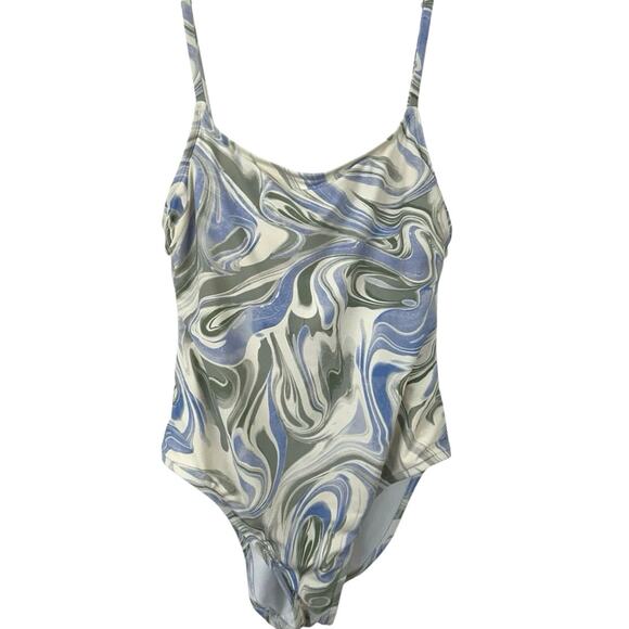 Hurley Other - Hurley Women One Piece Swimsuit Bathing Suit Blue Green Beach Vacation Medium